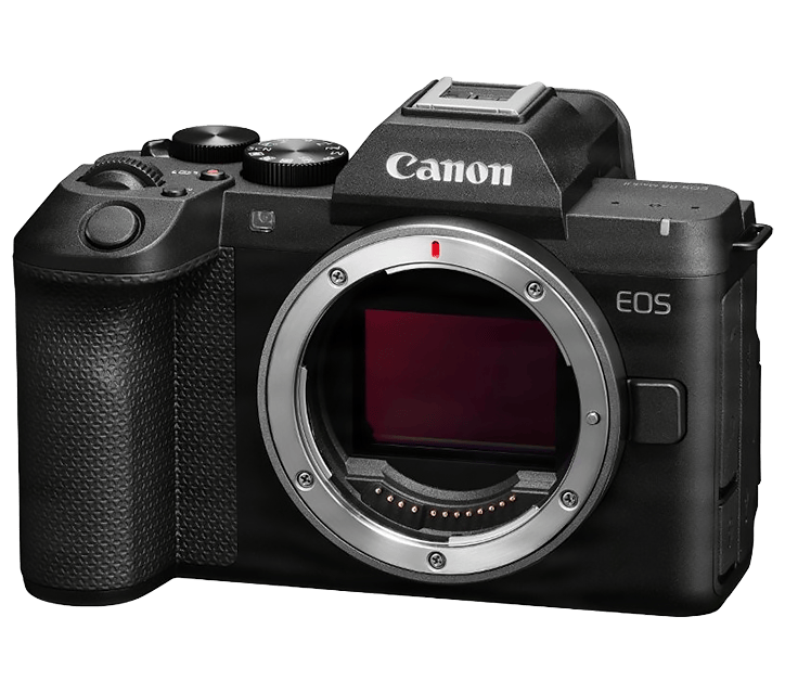 Canon EOS R8 Mark II: Telo bez objektiva — pogled spreda